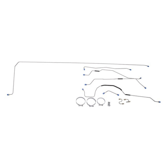 Omix 16737.05 Steel Brake Line Set; Front and Rear; Full Line; - Truck Part Superstore