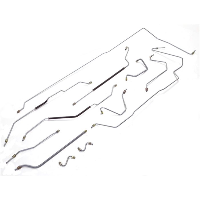 Omix 16737.30 Brake Line Set; Steel; Front and Rear; - Truck Part Superstore