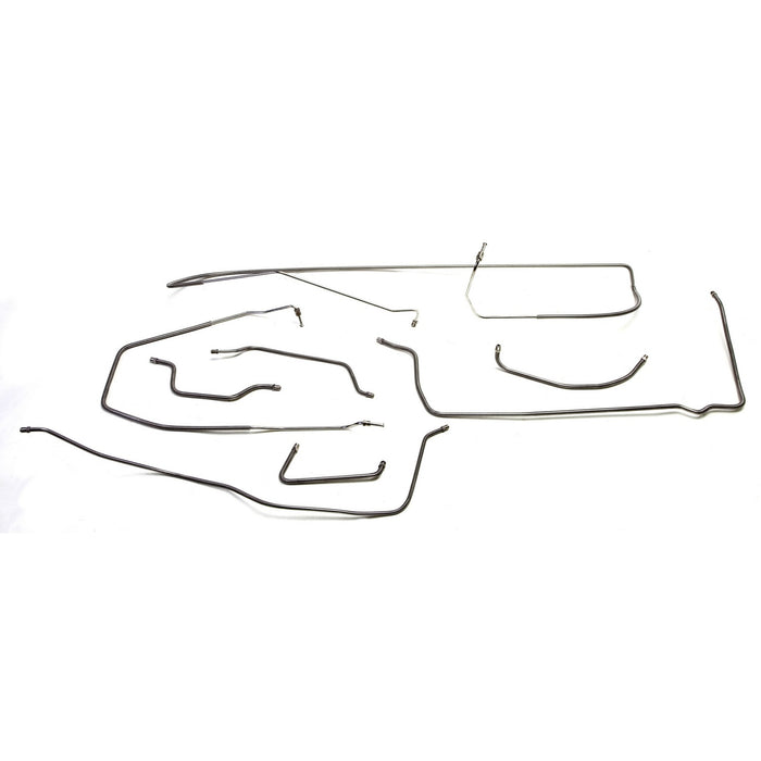 Omix 16737.32 Brake Line Set; Steel; Front and Rear; 10 in. Drum Brakes; - Truck Part Superstore