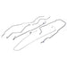 Omix 16737.33 Brake Line Set; Steel; Front and Rear; - Truck Part Superstore