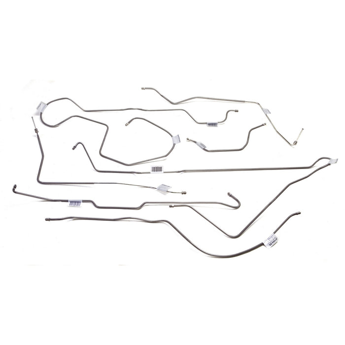 Omix 16737.39 Brake Line Set; Steel; Front and Rear; - Truck Part Superstore