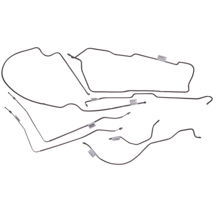 Omix 16737.43 Brake Line Set; Steel; Front and Rear; - Truck Part Superstore