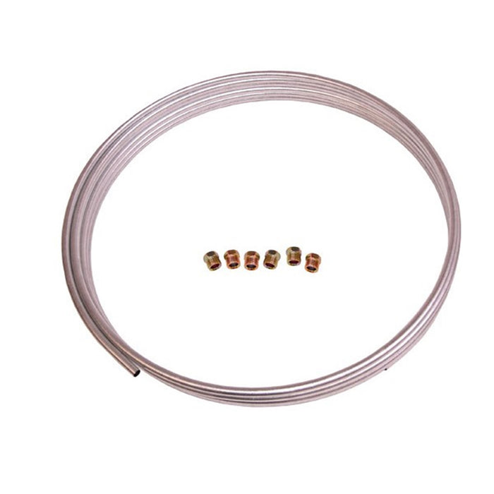 Omix 16737.83 Fuel Line; 3/8 in. x 0.028 Tube; Incl. 25 ft. Coil w/6 Assorted Nuts; - Truck Part Superstore