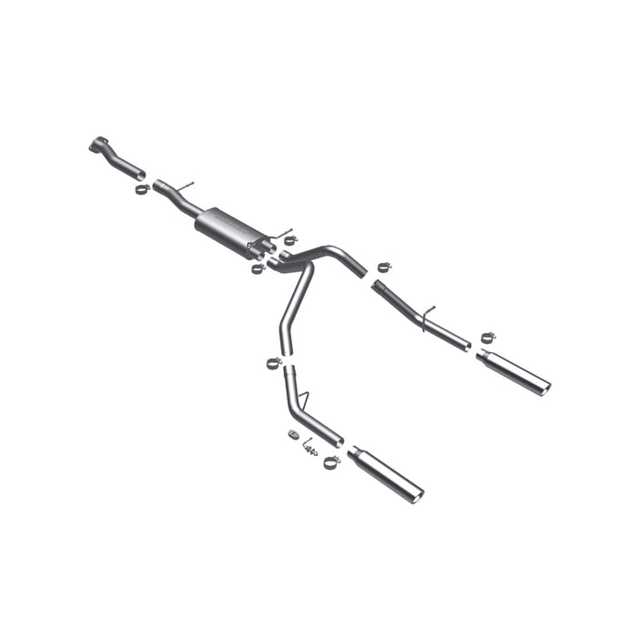 MagnaFlow Exhaust Products 16743 Street Series Stainless Cat-Back System - Truck Part Superstore