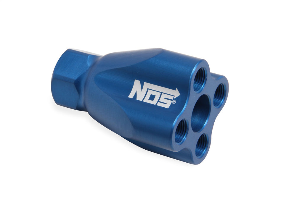 NOS/Nitrous Oxide System 16753NOS Showerhead Distribution Block; w/o Fittings; Blue; - Truck Part Superstore