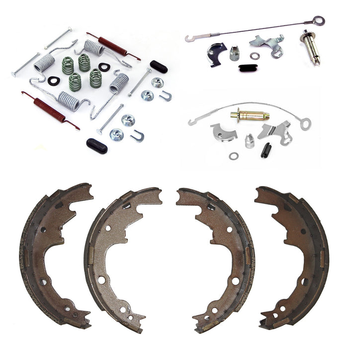Omix 16766.06 Drum Brake Shoe Service Kit; 9-2.5 in; Rear; - Truck Part Superstore
