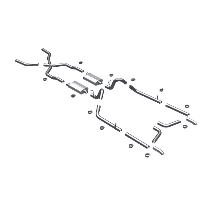 MagnaFlow Exhaust Products 16792 Street Series Stainless Crossmember-Back System - Truck Part Superstore