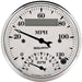 AutoMeter 1681 GAUGE; TACH/SPEEDO; 3 3/8in.; 120MPH/8K RPM; ELEC. PROGRAM.; OLD TYME WHT - Truck Part Superstore
