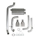 Hooker 16827HKR Super Competition Cat-Back System - Truck Part Superstore