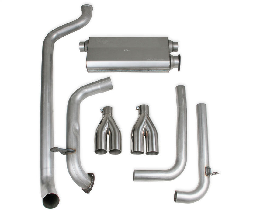 Hooker 16827HKR Super Competition Cat-Back System - Truck Part Superstore