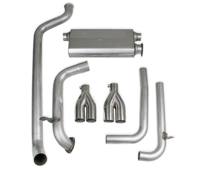 Hooker 16827HKR Super Competition Cat-Back System - Truck Part Superstore