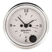 AutoMeter 1686 GAUGE; CLOCK; 2 1/16in.; 12HR; ANALOG; OLD TYME WHITE - Truck Part Superstore