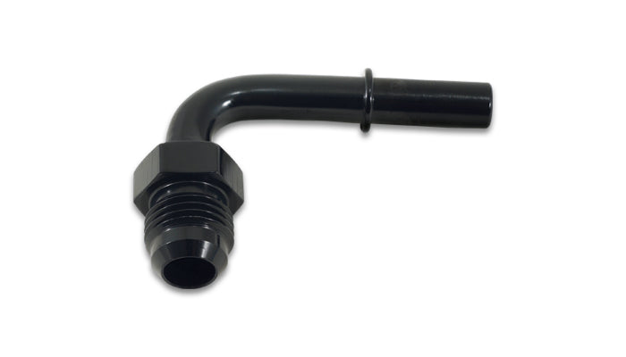 Vibrant Performance 16875 90 Degree Male AN Push-On EFI Adapter; AN Size: -6; Barb Size: 0.3125 in.; - Truck Part Superstore