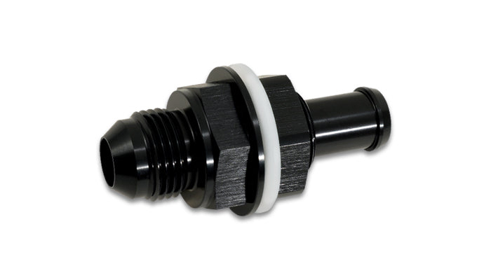 Vibrant Performance 16905 Fuel Cell Bulkhead Adapter Fitting; AN Size: -6; Barb Size: 0.3125 in.; - Truck Part Superstore