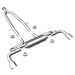 MagnaFlow Exhaust Products 16917 Street Series Stainless Cat-Back System - Truck Part Superstore