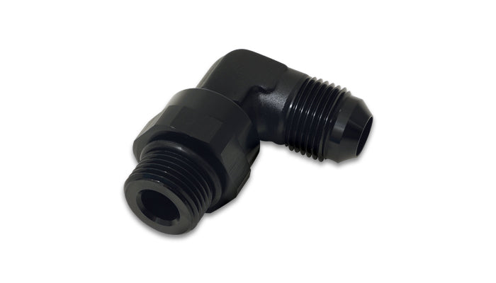 Vibrant Performance 16968 Female to Male 90 Degree Swivel Adapter Fitting; Size: -10 AN to -10 ORB; - Truck Part Superstore