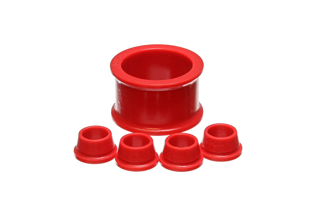 Energy Suspension 16.10103R Rack And Pinion Bushing Set; Red; Performance Polyurethane; Power Steering Only; - Truck Part Superstore