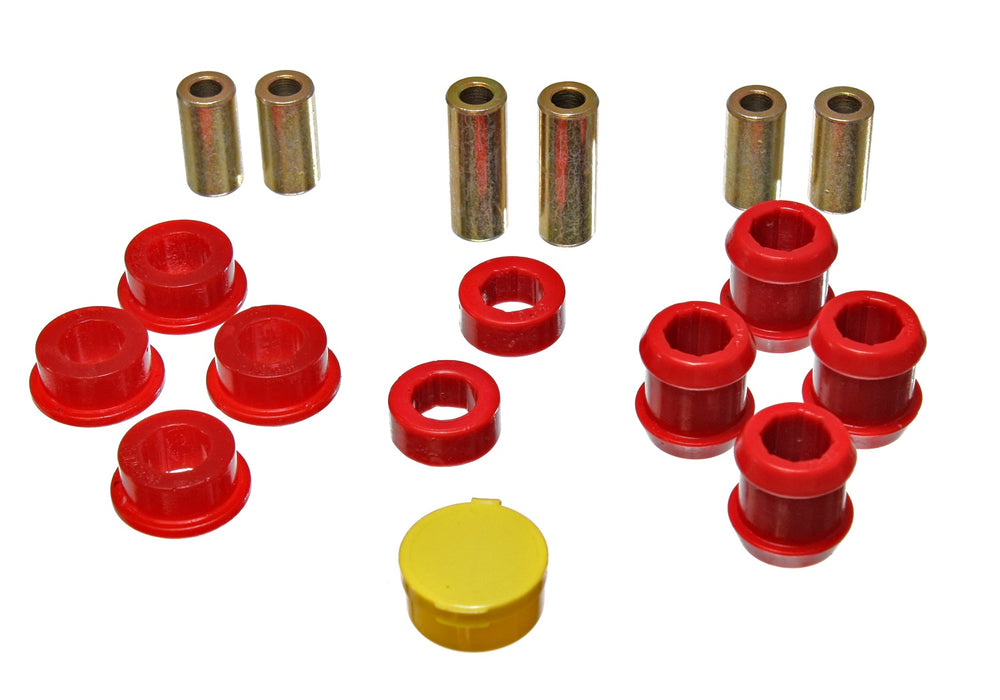 Energy Suspension 16.3103R Control Arm Bushing Set; Red; Front; Performance Polyurethane; - Truck Part Superstore