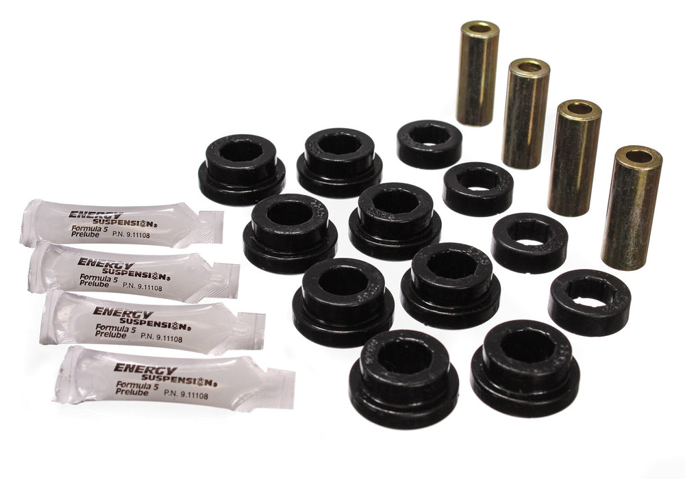 Energy Suspension 16.3104G Control Arm Bushing Set; Black; Rear Lower; Performance Polyurethane; - Truck Part Superstore