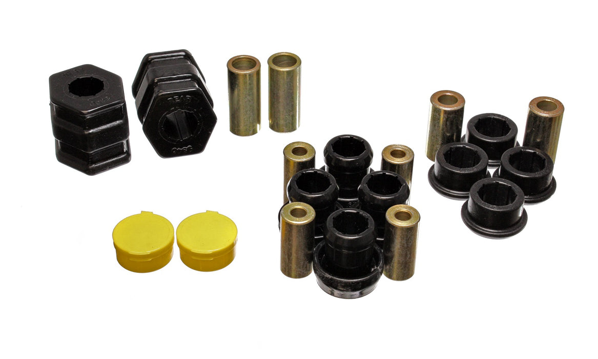 Energy Suspension 16.3115G Control Arm Bushing Set; Black; Front; Performance Polyurethane; - Truck Part Superstore