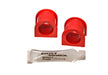Energy Suspension 16.5113R Sway Bar Bushing Set; Red; Front; Bar Dia. 23mm; Performance Polyurethane; - Truck Part Superstore