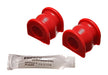 Energy Suspension 16.5132R Sway Bar Bushing Set; Red; Rear; Bar Dia. 19mm; Performance Polyurethane; - Truck Part Superstore