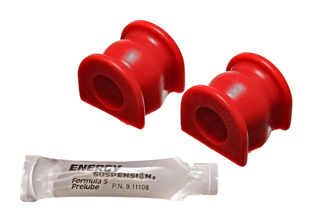 Energy Suspension 16.5132R Sway Bar Bushing Set; Red; Rear; Bar Dia. 19mm; Performance Polyurethane; - Truck Part Superstore