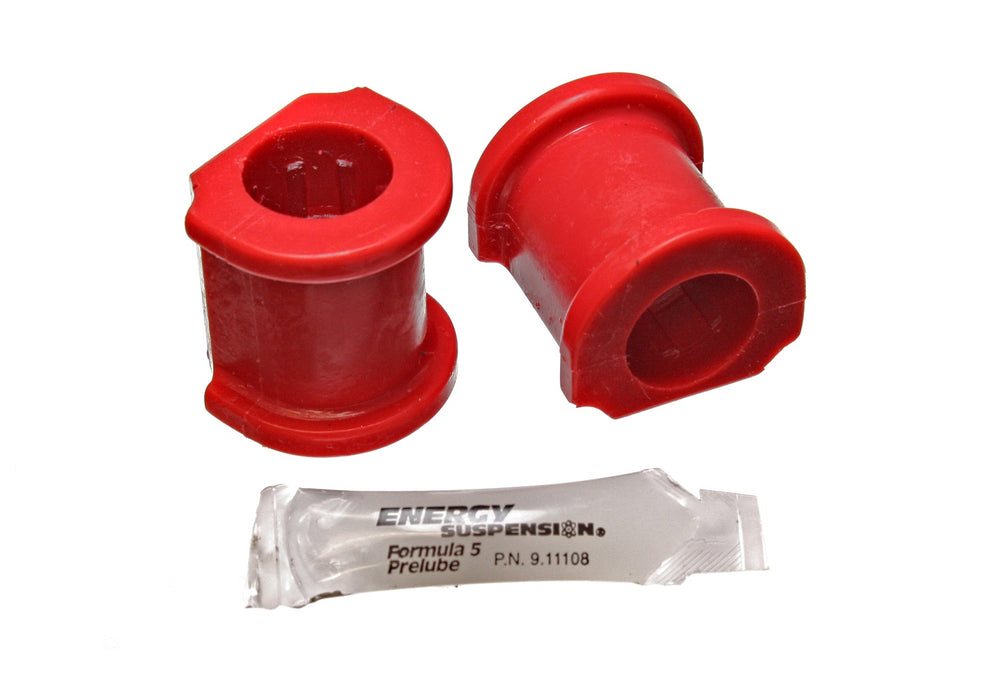 Energy Suspension 16.5133R Sway Bar Bushing Set; Red; Front; Bar Dia. 1 in.; Performance Polyurethane; - Truck Part Superstore