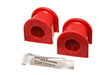 Energy Suspension 16.5137R Sway Bar Bushing Set; Red; Front; Bar Dia. 25.4mm; Performance Polyurethane; - Truck Part Superstore