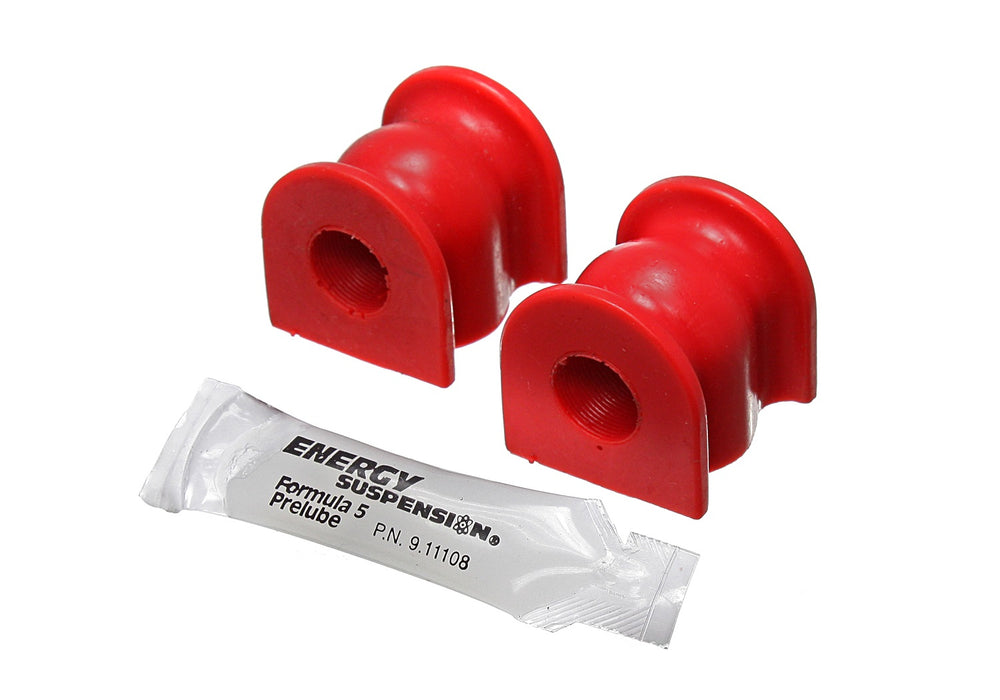 Energy Suspension 16.5138R Sway Bar Bushing Set; Red; Rear; Bar Dia. 15mm; Performance Polyurethane; - Truck Part Superstore