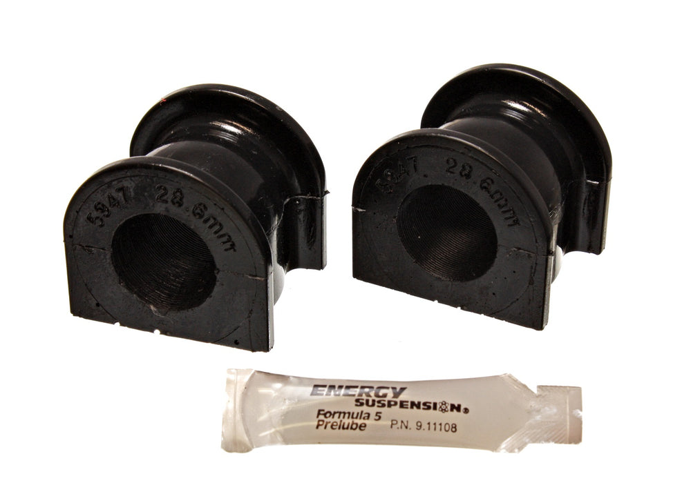 Energy Suspension 16.5140G Sway Bar Bushing Set; Black; Front; Bar Dia. 26.5mm; Performance Polyurethane; - Truck Part Superstore