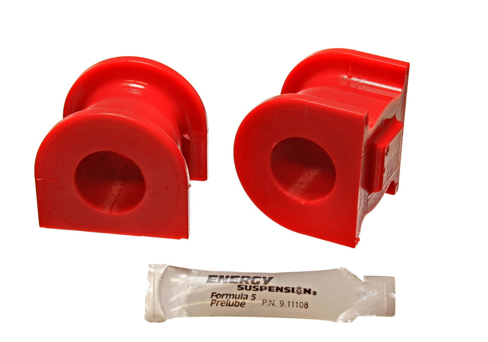 Energy Suspension 16.5144R Sway Bar Bushing Set; Red; Rear; Bar Dia. 25.4mm; Performance Polyurethane; - Truck Part Superstore