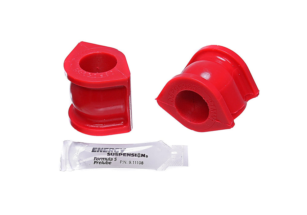 Energy Suspension 16.5148R Sway Bar Bushing Set; Red; Front; 27mm; - Truck Part Superstore