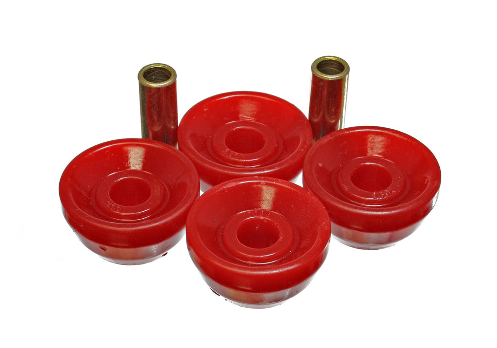 Energy Suspension 16.7104R Strut Rod Bushing Set; Red; Front; Performance Polyurethane; - Truck Part Superstore