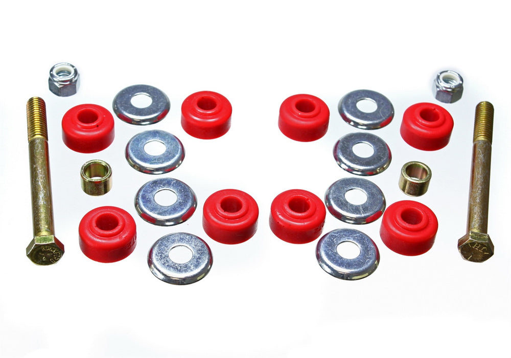 Energy Suspension 16.8104R End Link Bushing Set; Red; Front; Performance Polyurethane; - Truck Part Superstore