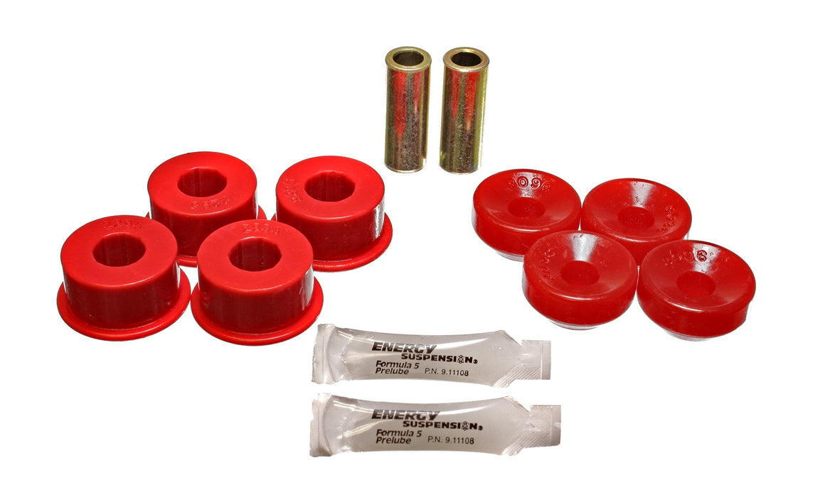 Energy Suspension 16.8106R Shock Bushing Set; Red; Front; Performance Polyurethane; - Truck Part Superstore