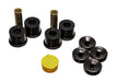Energy Suspension 16.8111G Shock Bushing Set; Black; Front; Performance Polyurethane; - Truck Part Superstore