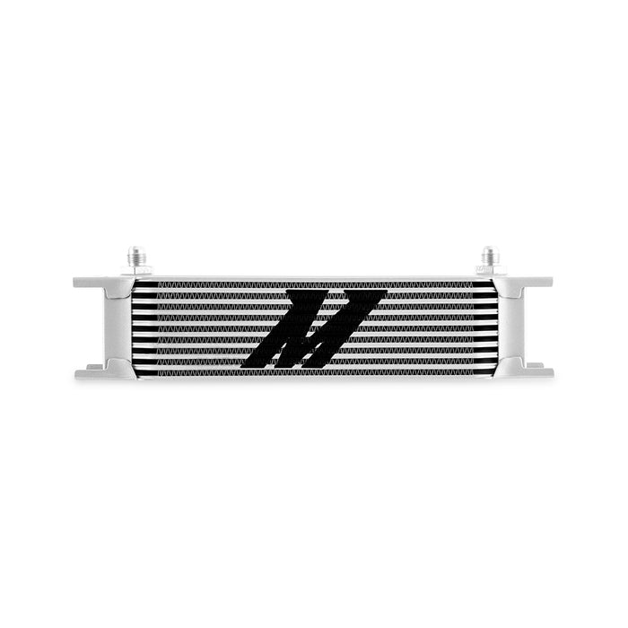 Mishimoto MMOC-10-6SL Universal 10-Row Oil Cooler, -6AN, Silver - Truck Part Superstore