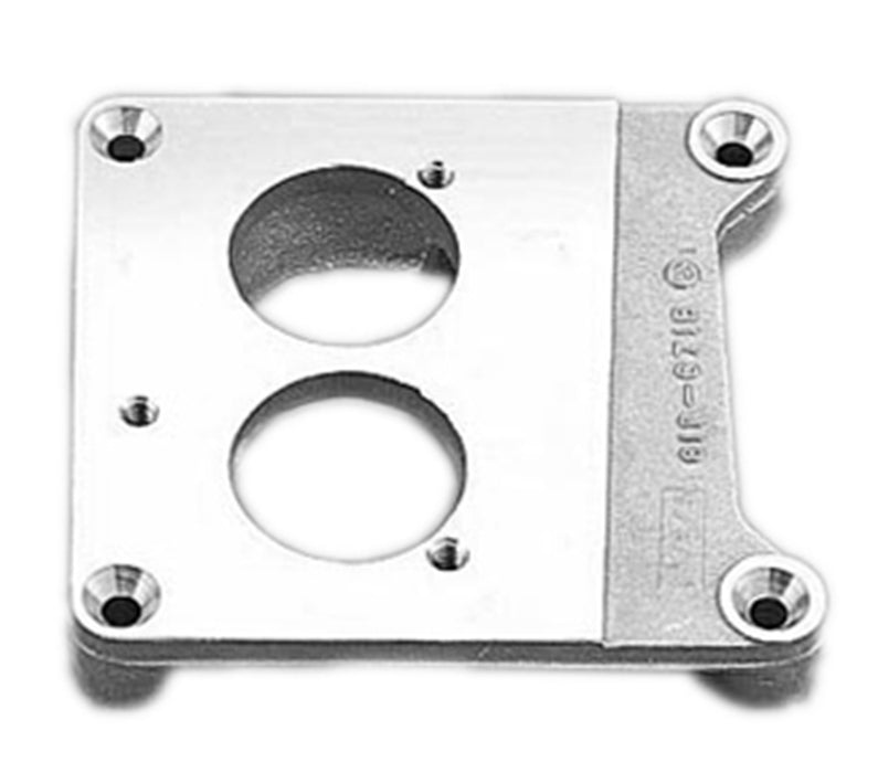 Holley EFI 17-45 TBI Adapter; Square Bore To TBI Flange; For 2 bbl Pro-Jection System; - Truck Part Superstore