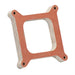 Holley 17-62 Carburetor Adapter; For 4150 Flange; Open; 0.5 in. Height; Phenolic; - Truck Part Superstore