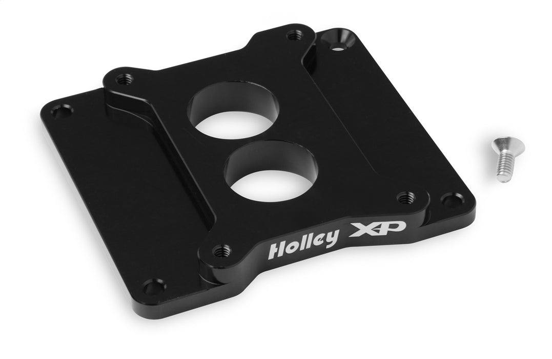 Holley 17-90 Carburetor Adapter; Fits w/Model 2300 2 bbl HP; Black; - Truck Part Superstore