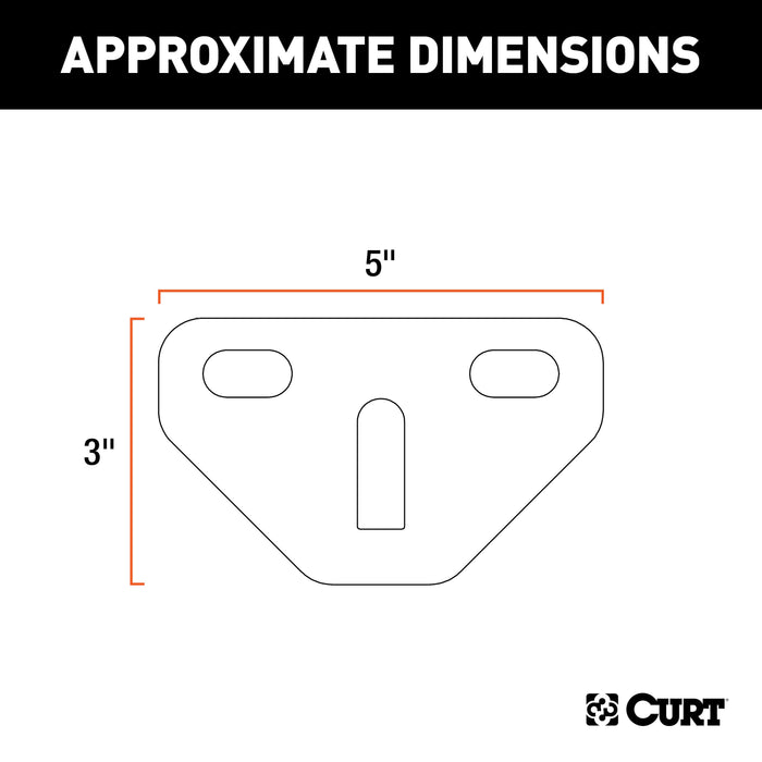 CURT 17005 CURT 17005 Weight Distribution Hitch Bolt-On Hookup Brackets - Truck Part Superstore