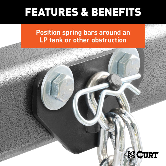 CURT 17005 CURT 17005 Weight Distribution Hitch Bolt-On Hookup Brackets - Truck Part Superstore