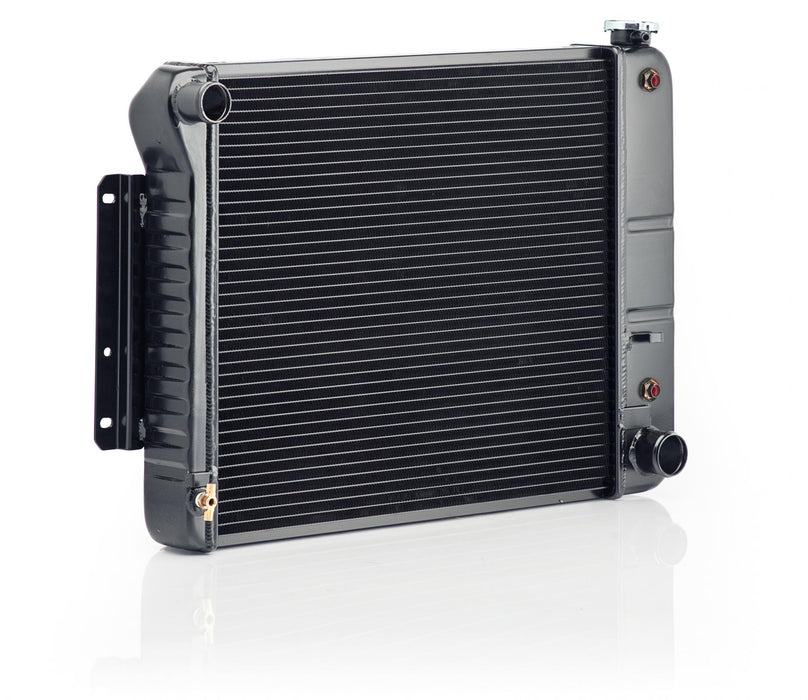 Be Cool 17009 Camaro Crossflow Radiator 67-69 SB Camaro 15009 Correct for Z/28 Automatic OE Series Black Finish Be Cool Radiator - Truck Part Superstore