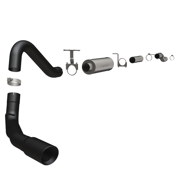 MagnaFlow Exhaust Products 17018 Black Series Diesel 4in. Cat-Back - Truck Part Superstore