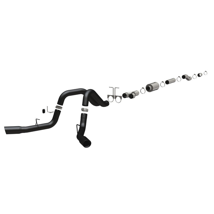 MagnaFlow Exhaust Products 17019 Black Series Diesel 4in. Cat-Back - Truck Part Superstore