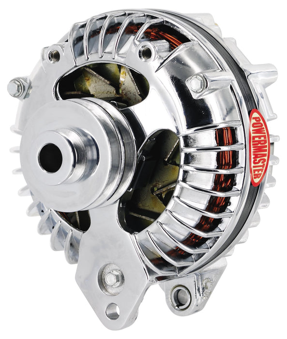 Powermaster Performance 17019 Alternator; Fits 1961-69 Chrysler; Roundback; 95 Amp; 2V; Double Field; Chrome; - Truck Part Superstore