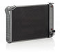Be Cool 17025 Corvette Crossflow Radiator 69-72 SB Corvette w/ AC Automatic OE Series Black Finish Be Cool Radiator - Truck Part Superstore