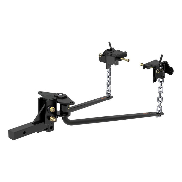 CURT 17057 Round Bar Weight Distribution Hitch with Integrated Lubrication (10-14K) - Truck Part Superstore
