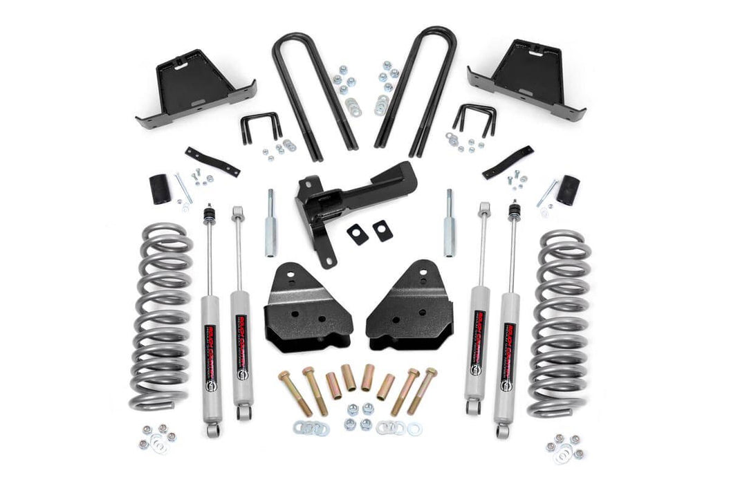 Rough Country 479.20 Suspension Lift Kit w/Shocks; 4.5 in. Lift; - Truck Part Superstore